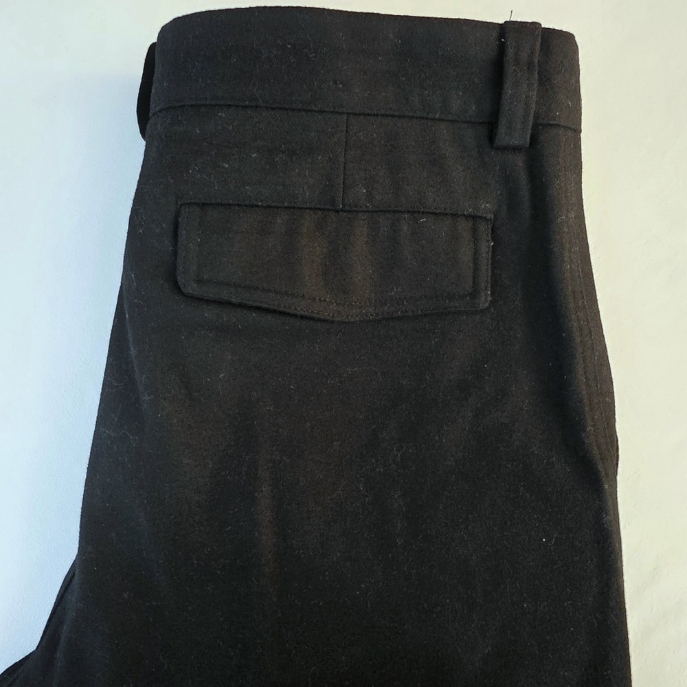 Banana Republic Men Black Wool Blend Dress Pants‎ Trousers Pockets Size 33X29